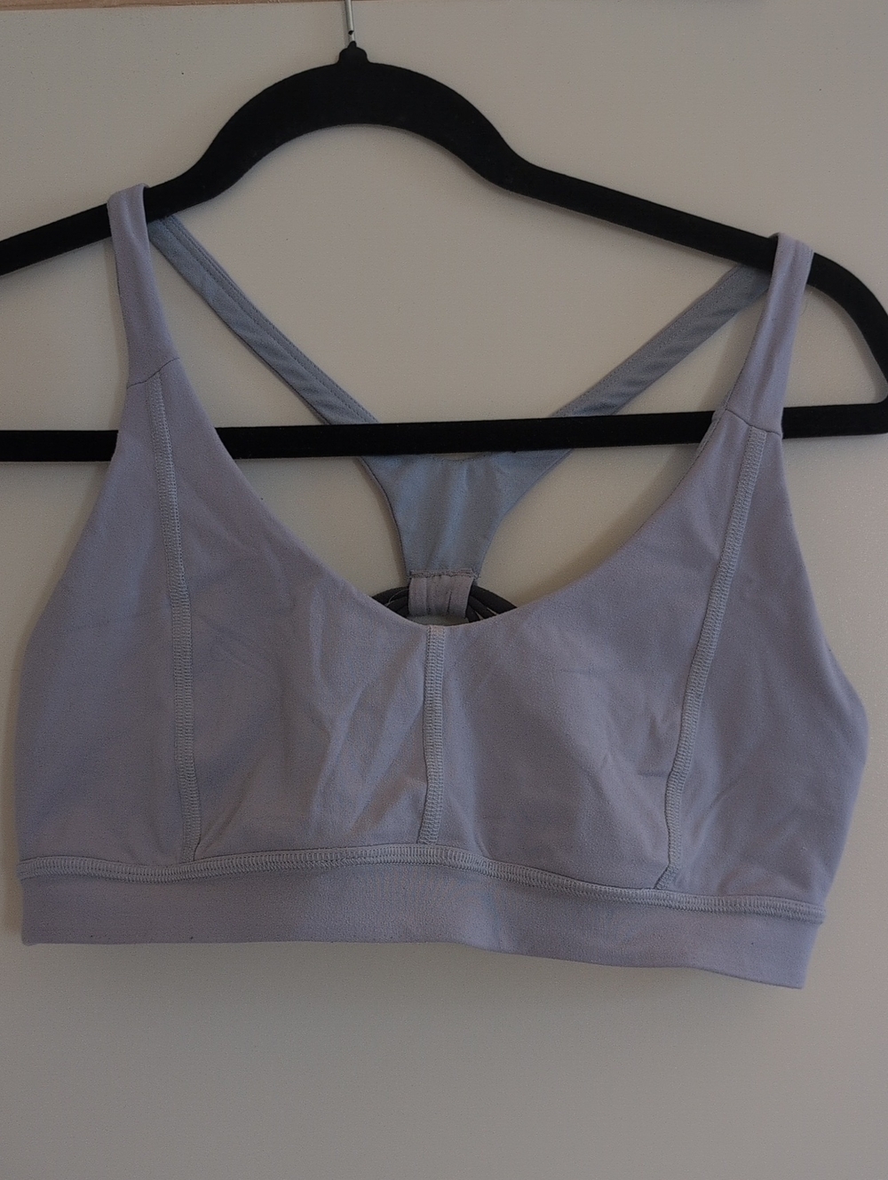 Prana Lavender Supportive Racerback Sports Bra